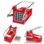 2-Blade Stainless Steel Potato Cutter & Veggie Chopper – Kitchen Tool - Image 2