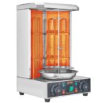 Shawarma Grill Machine, 13 Lbs Capacity, Chicken Shawarma Cooker Machine With 2 Burners, Electric Vertical