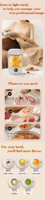 110V220V Smart Electric Stew Cooker Personal Portable Electric Stew Pot - Image 8